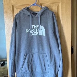 Mens XL north face gray hoodie